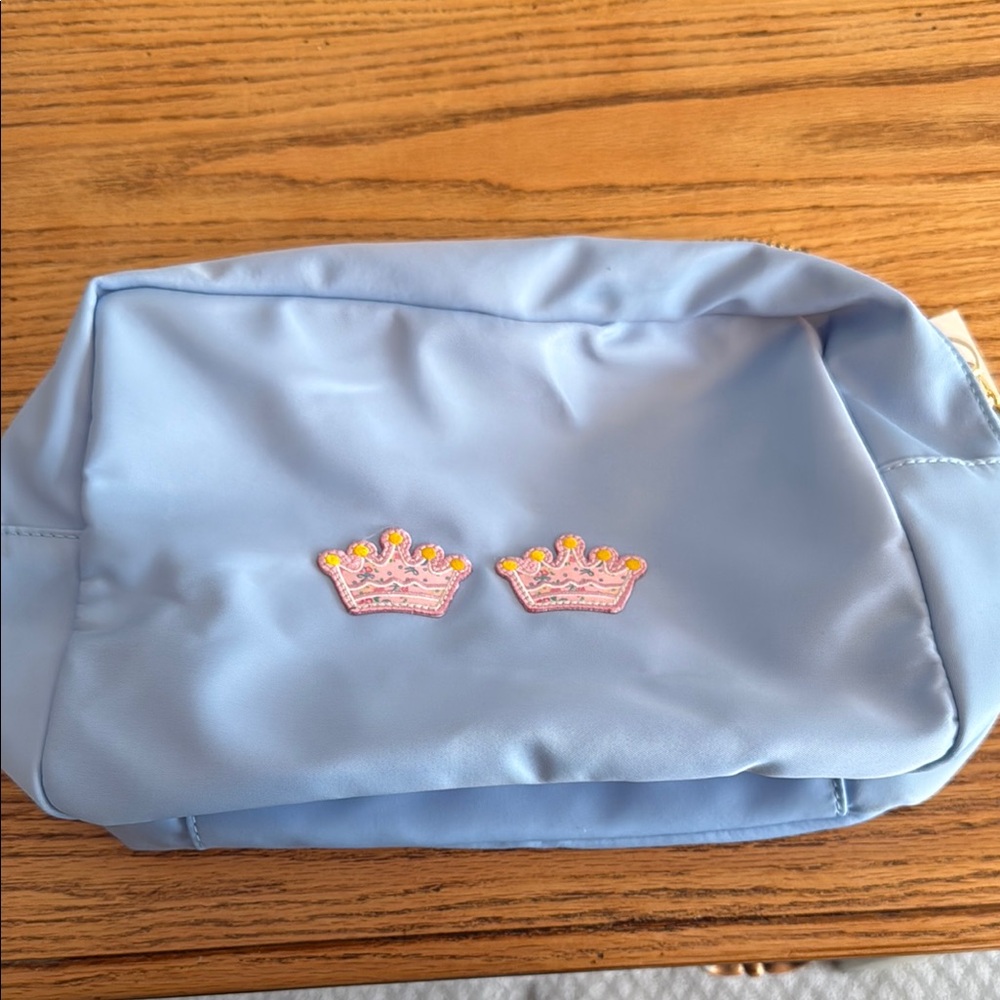 Stoney Clover Lane Large Pouch with Crown Patches